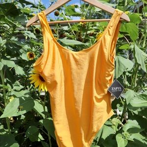 Zaful Yellow One Piece!